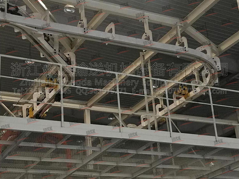 快遞車(chē)集放輸送線